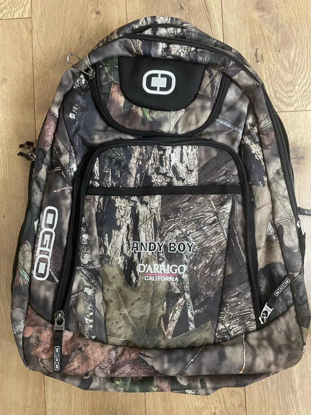 OGIO  Large Excelsior Camouflage Realtree-Style Backpack in Green and Brown